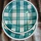 2 old round checkered plates