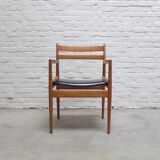 Rare armchair in oak by Jos De Mey for Van Den Berghe-Pauvers, 1960s