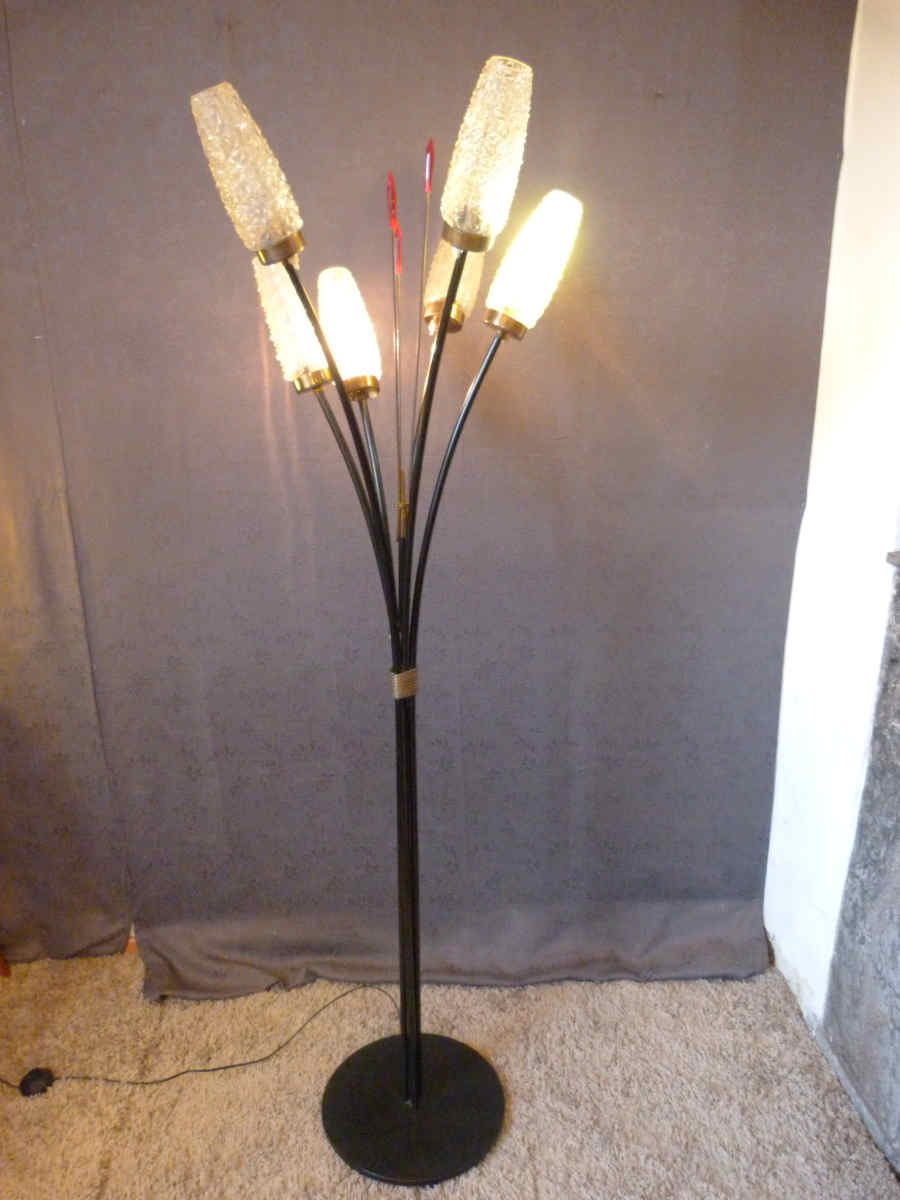 Lampadaire à branches des années 60