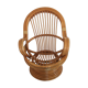 Fauteuil rotin pivotant