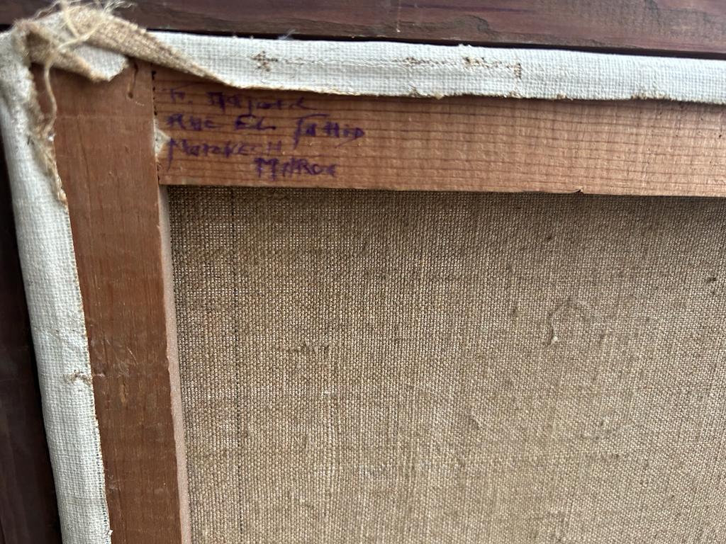 Fernand Majorel ( 1898-1965) Young asleep - oil on canvas orientalist