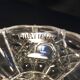 Presentation dish on glass foot