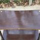Desserte 2 plateaux vintage en palissandre