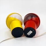 Paire de lampes Space Age italiennes Gagiplast en plastique années 70