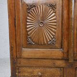 Antique carved wooden cabinet