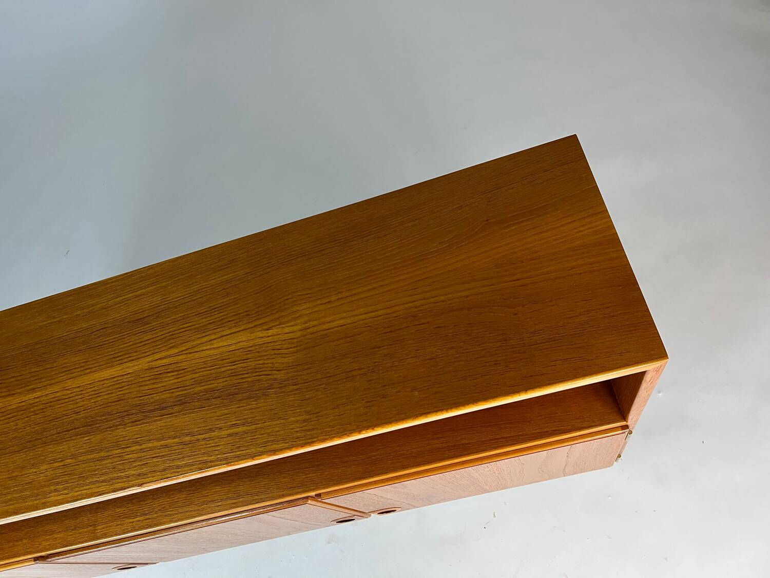 Danish teak sideboard shelf by Sven Ellekaer for E. Boisen 70s vintage