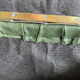Pouf leather chest patchwork vert  De Sède