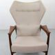 Fauteuil à oreilles réglable danois en teck par Ib Kofod Larsen