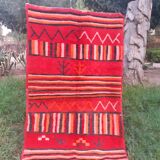 Handmade vintage berber carpet