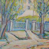 Swedish Oil on Canvas – “Sapri, Italy” by Gunnar Ingemar Erixon