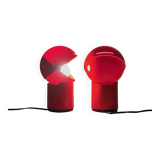 Pair of Space Age Table or Wall Lamps 'Asteroidi' by Siberin Caronno, 70s