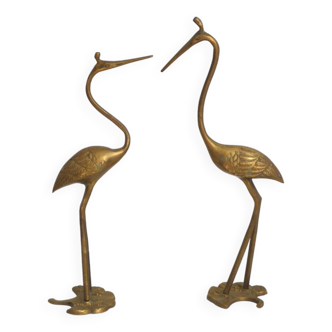 Couple of brass birds