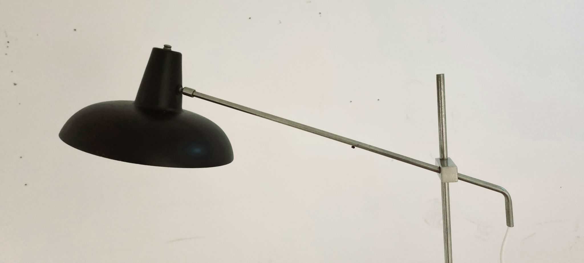 Floor Lamp by J.J.M. Hoogervorst with concrete foot, 1950s