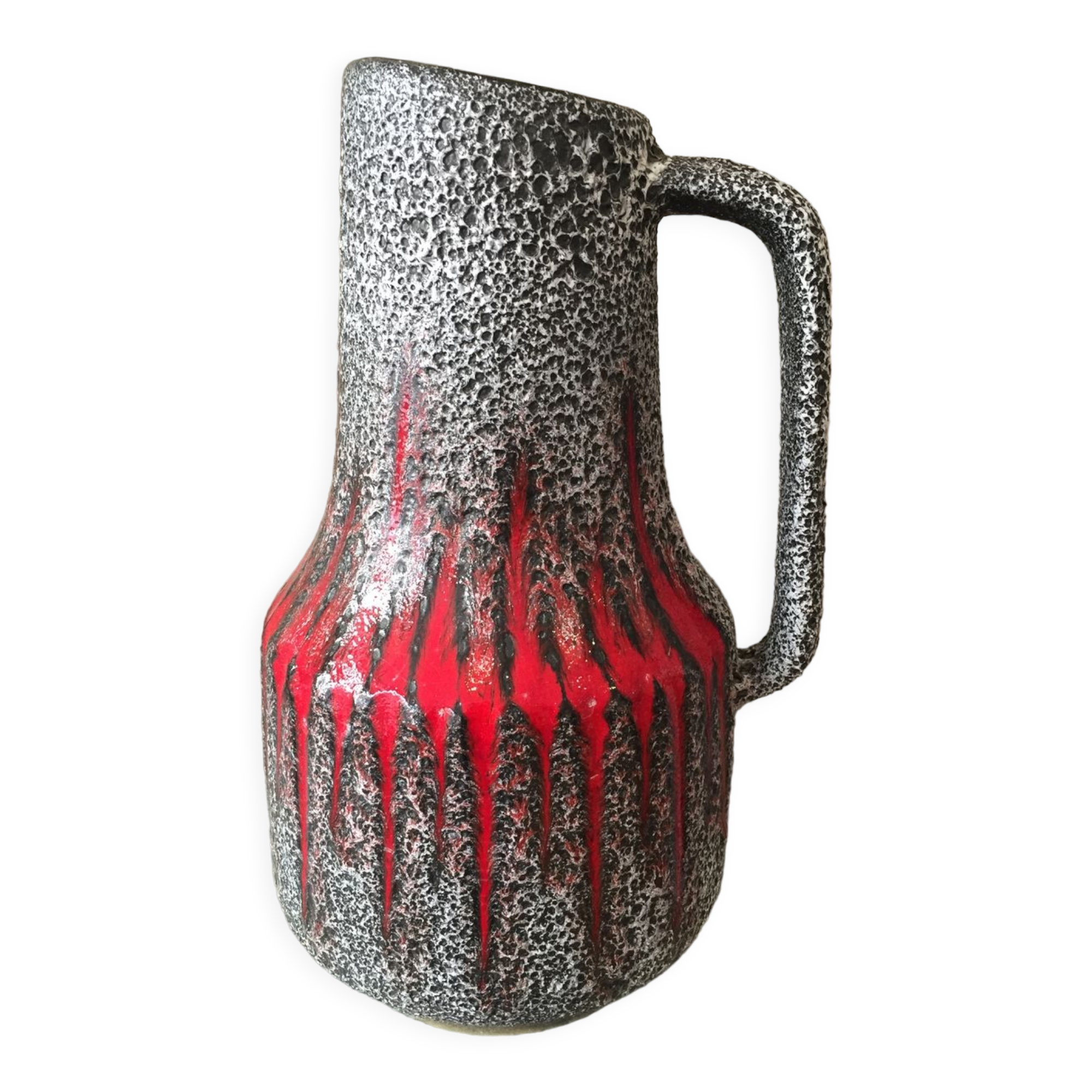 Vase west germany deco vintage scheurich