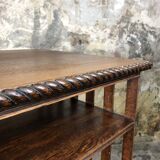 Antique Edwardian Quarter Oak Revolving Library Bookcase Pedestal