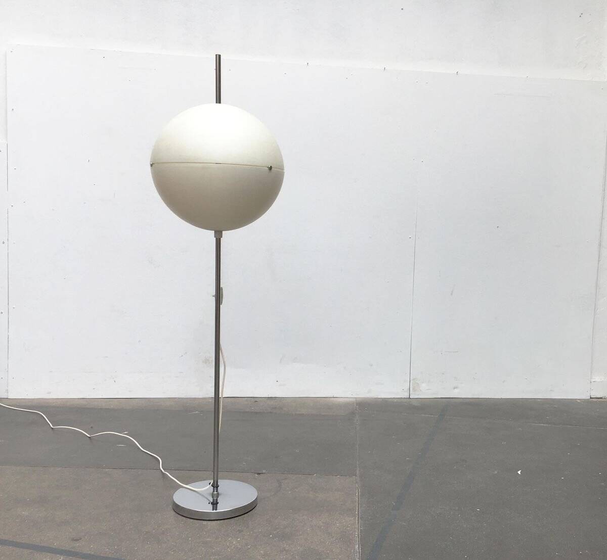 Globe floor lamp mid-century space age