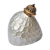 Holophane pendant lamp in mercurized glass from the 30s
