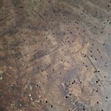 Large antique wooden bowl