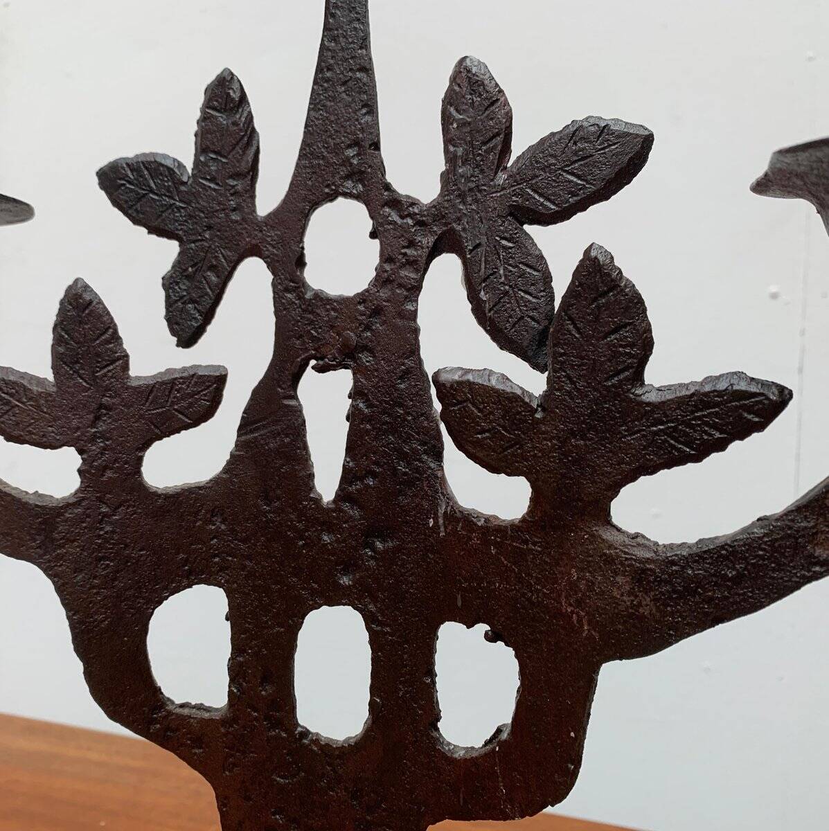 Brutalist Mid-Century Tree of Life Candle Holder by Bertil Vallien for Kosta Boda