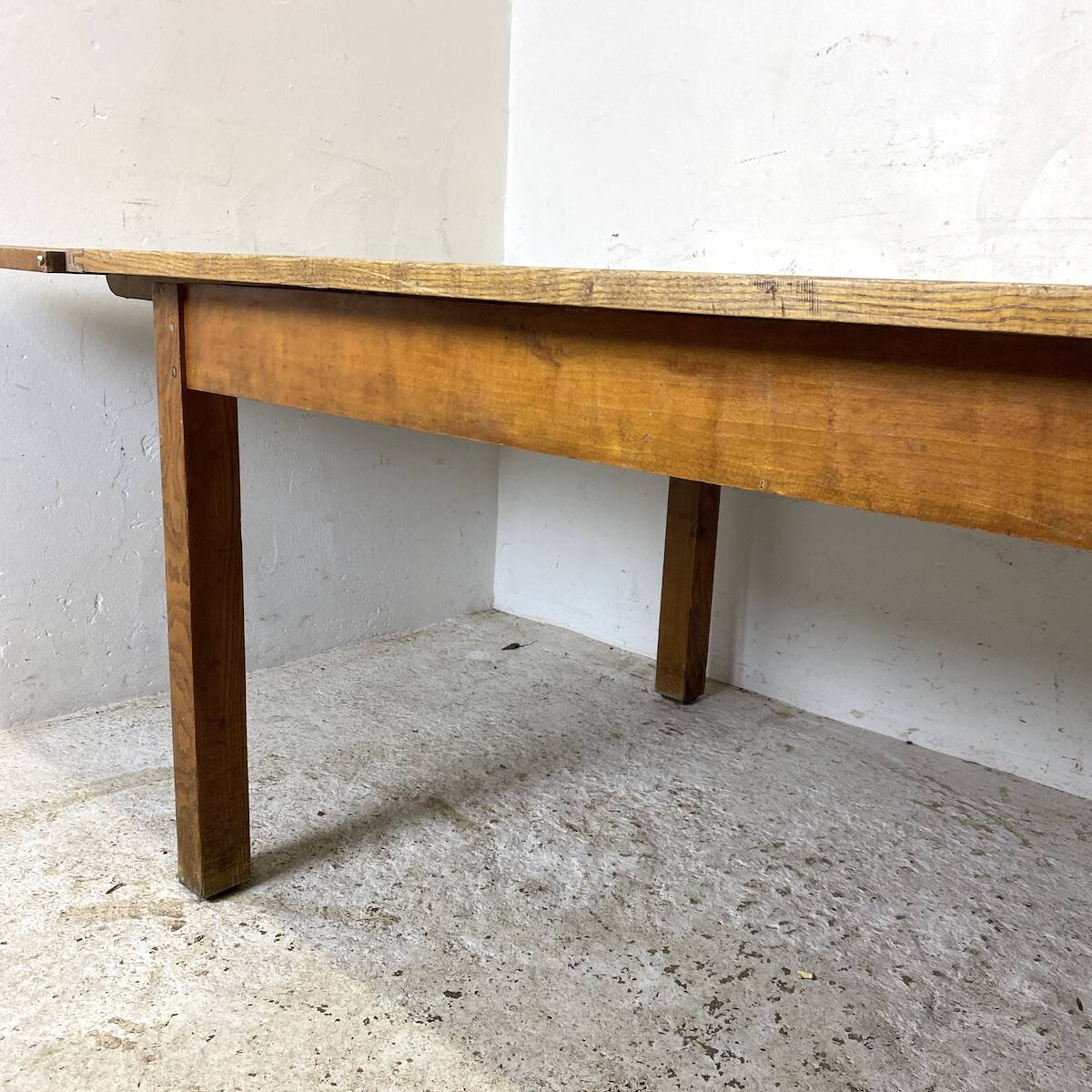 Vintage 1950's solid wood table