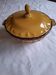 Soupière/légumier ocre faience de Haute Provence