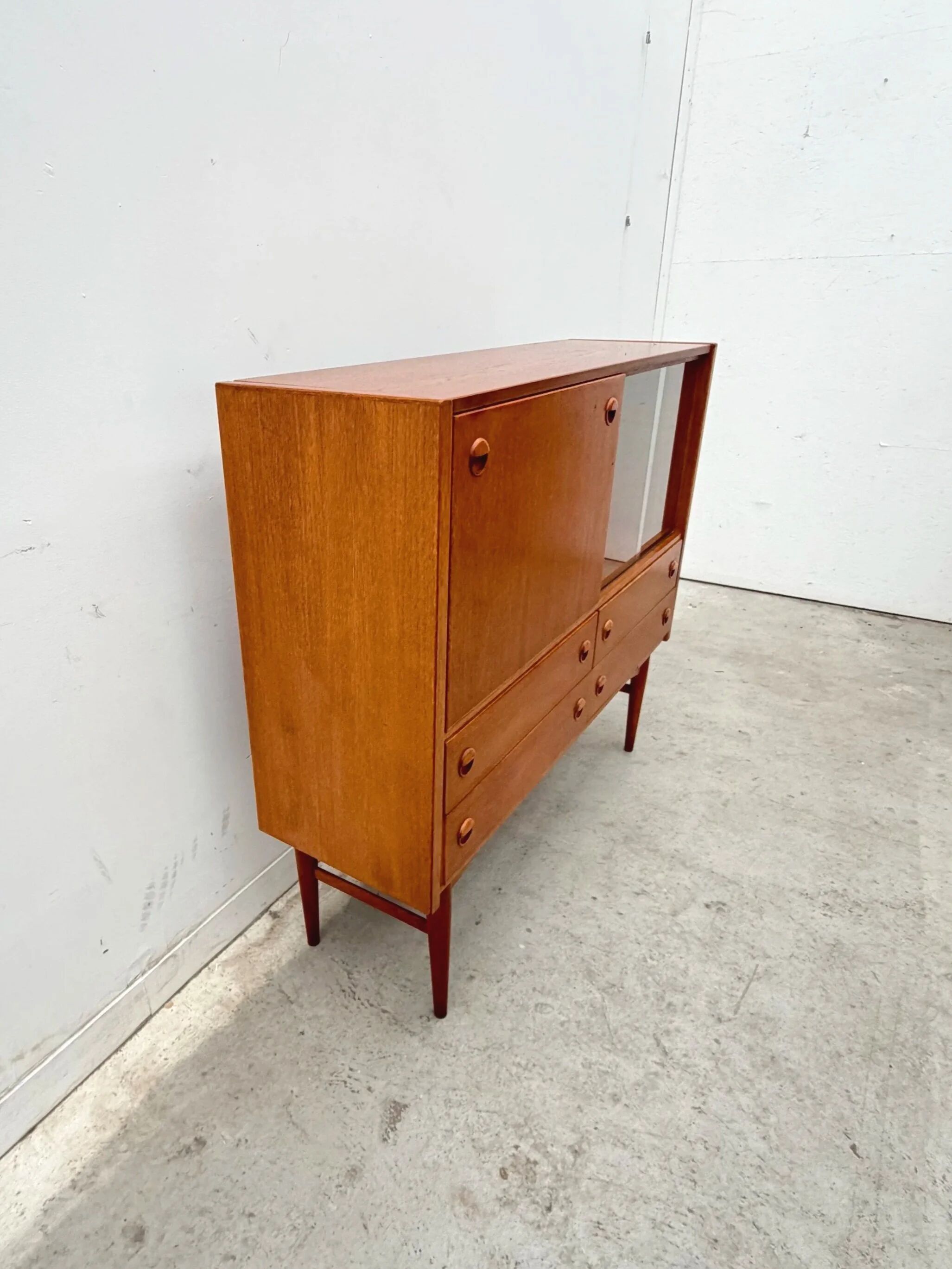 Scandinavian style bar cabinet in teak, 1970.