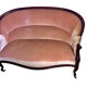 Set of a sofa and a Louis Philippe armchair.
