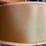 Vintage golden fabric lampshade