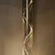 Postmodern tubular floor lamp "Tall Spiral No.5" by Thierry Vide 1999