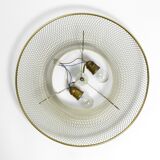 Mid Century ceiling lamp from ERCO made of expanded metal