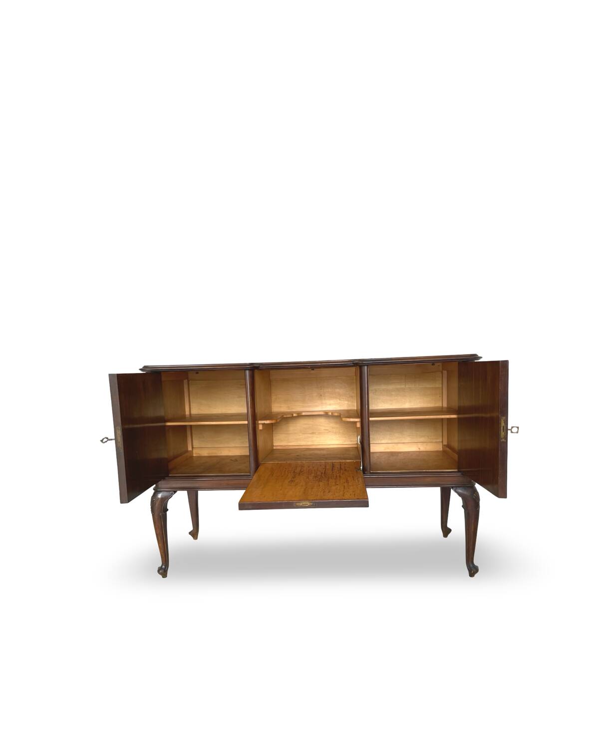 Élégant buffet italien fabriqué par Galleria G. Malafronte, Rome, années 1940