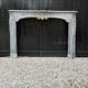 Louis XV fireplace in blue Turquin marble, 18th century.