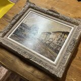Italian School of the 20th century: Oil on canvas by Enrico Gatti signed, located and dated