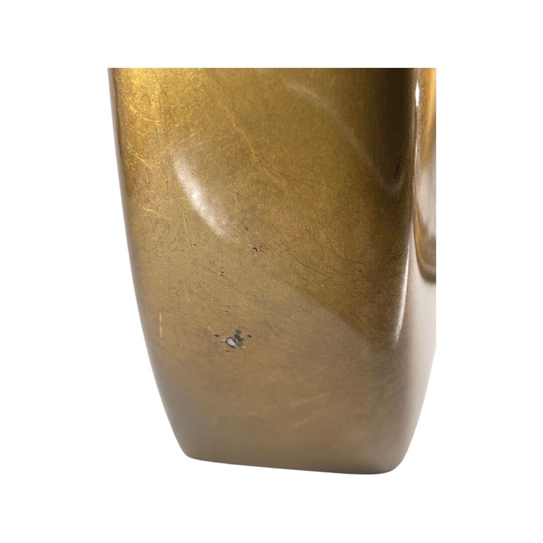 Gold Fail Porcelain Vase Yan Zehn Stork