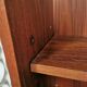 Narrow glass shelf from the 1960s