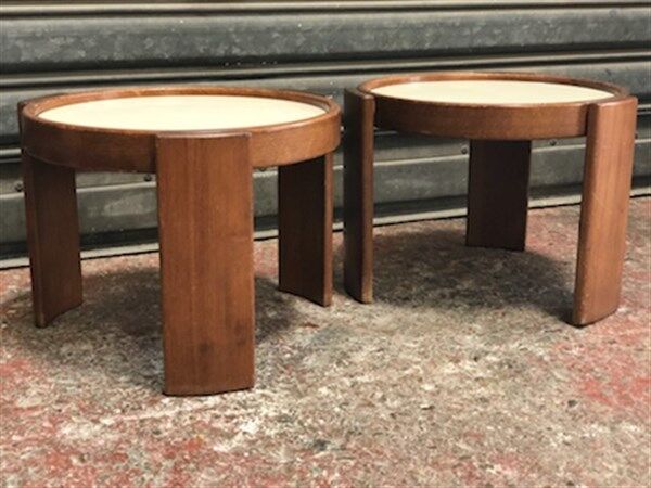 Side tables by Gianfranco Frattini for Cassina 60s