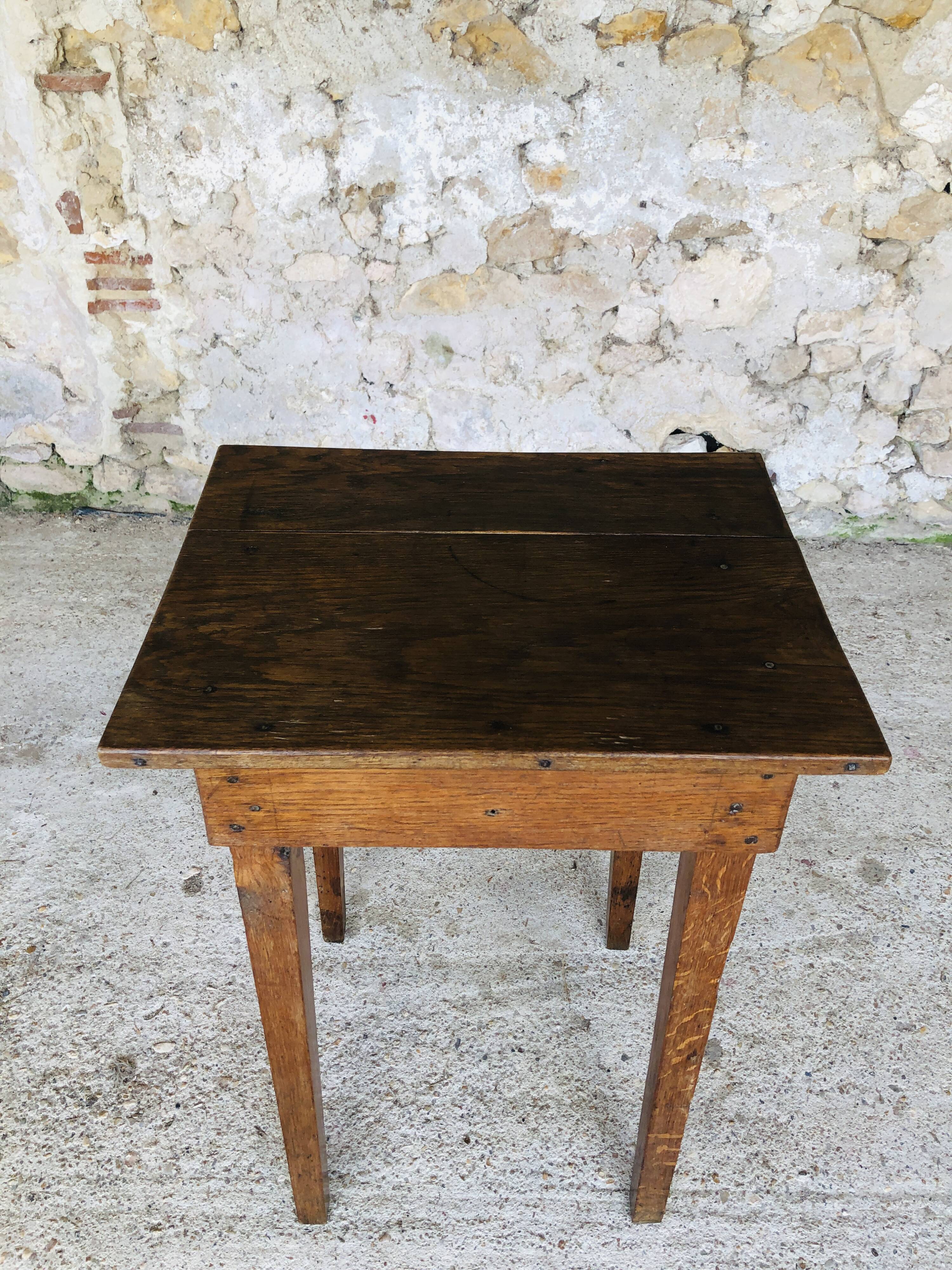 Console de ferme en bois vintage circa 1940