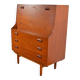 Danish Teak Secretary by Borge Mogensen Edition Soborg Mobler 1960