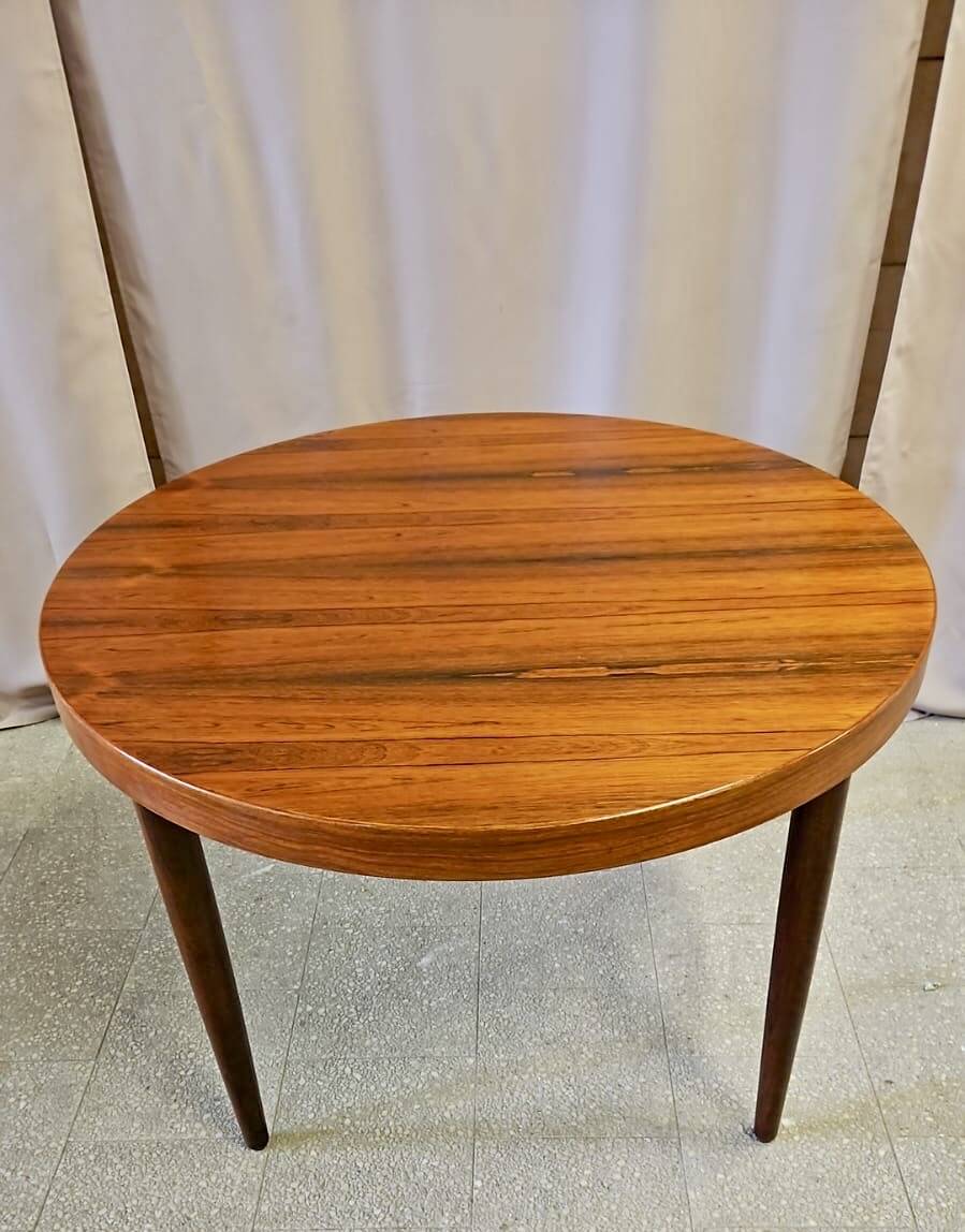 Danish mid-century extendable rosewood dining table 1960s