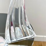 Old candlestick candlestick 1.3 kg bohemian crystal old antique glass