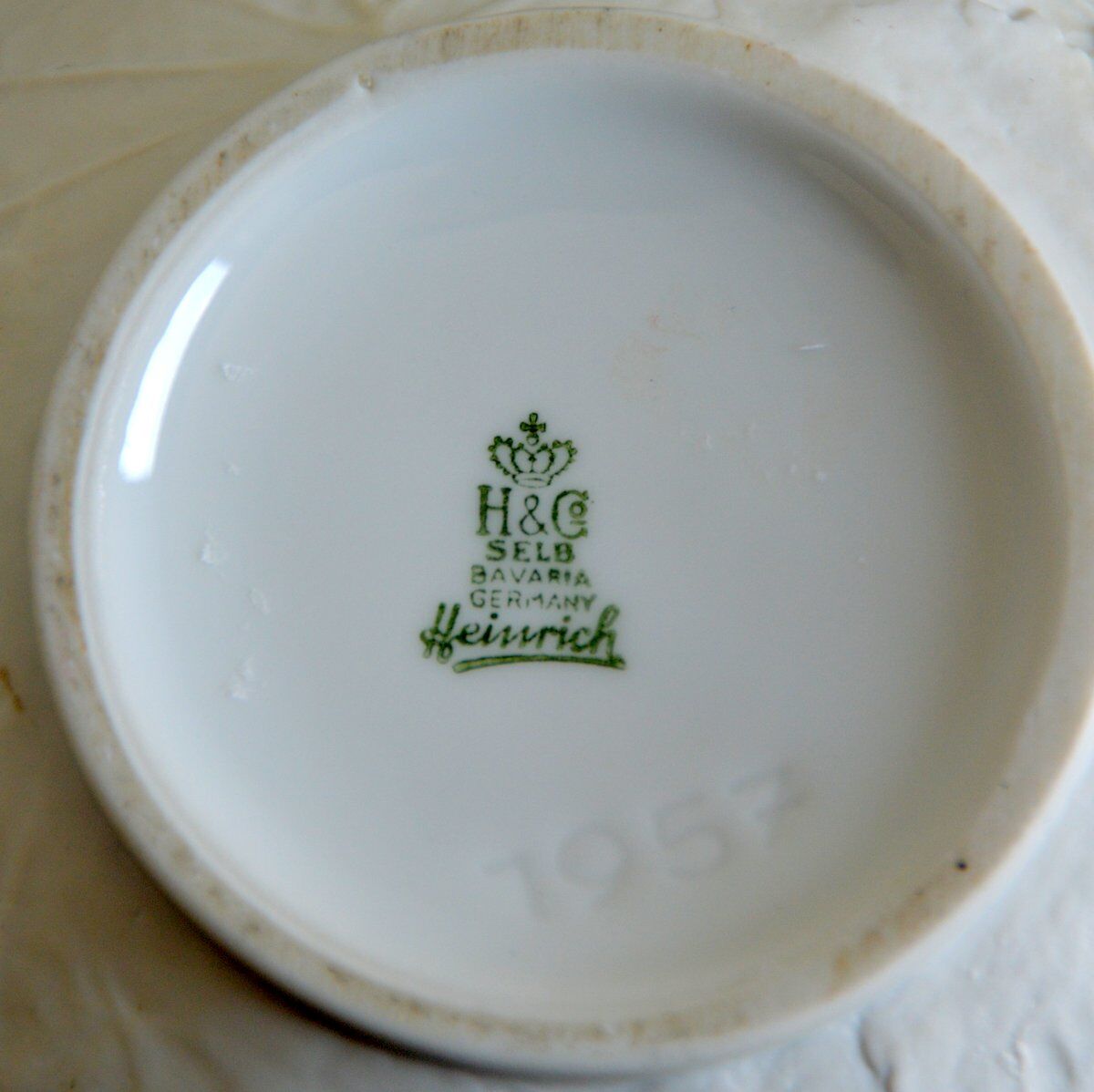 Porcelain leaf vase by Heinrich Selb, Germany 1960s