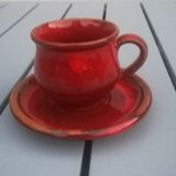 Red coffee service party