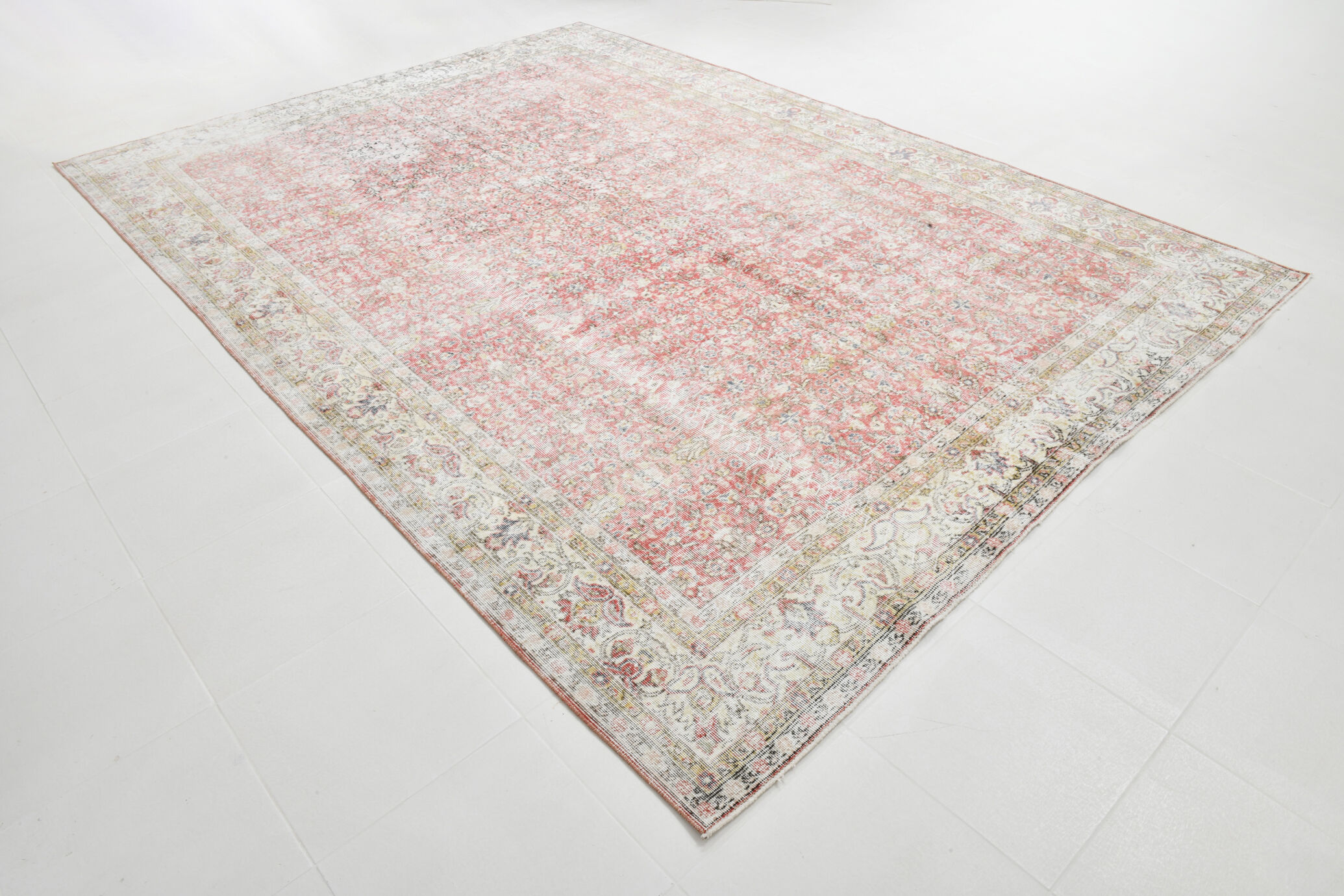 Tapis persan rouge pâle 8x12, 261x361cm