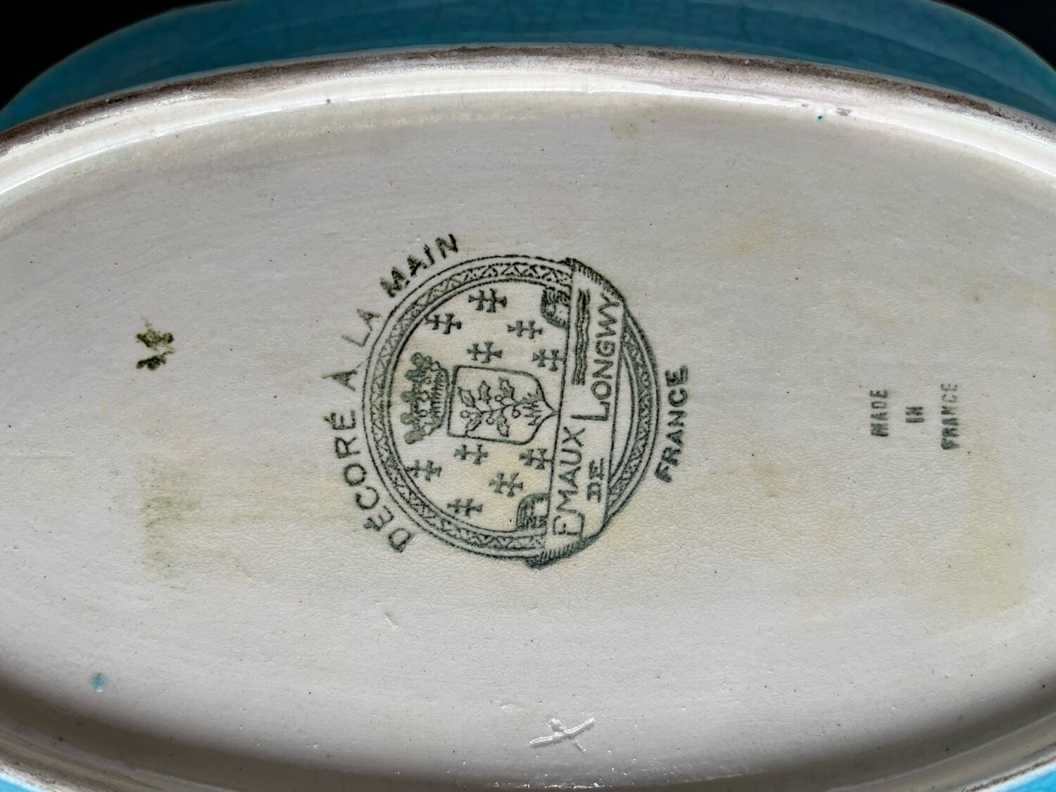 Basket or Banette in Longwy enamels