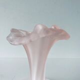 Pink Murano corolla vase