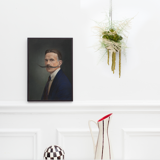 Old portrait - series "Les moustachus"