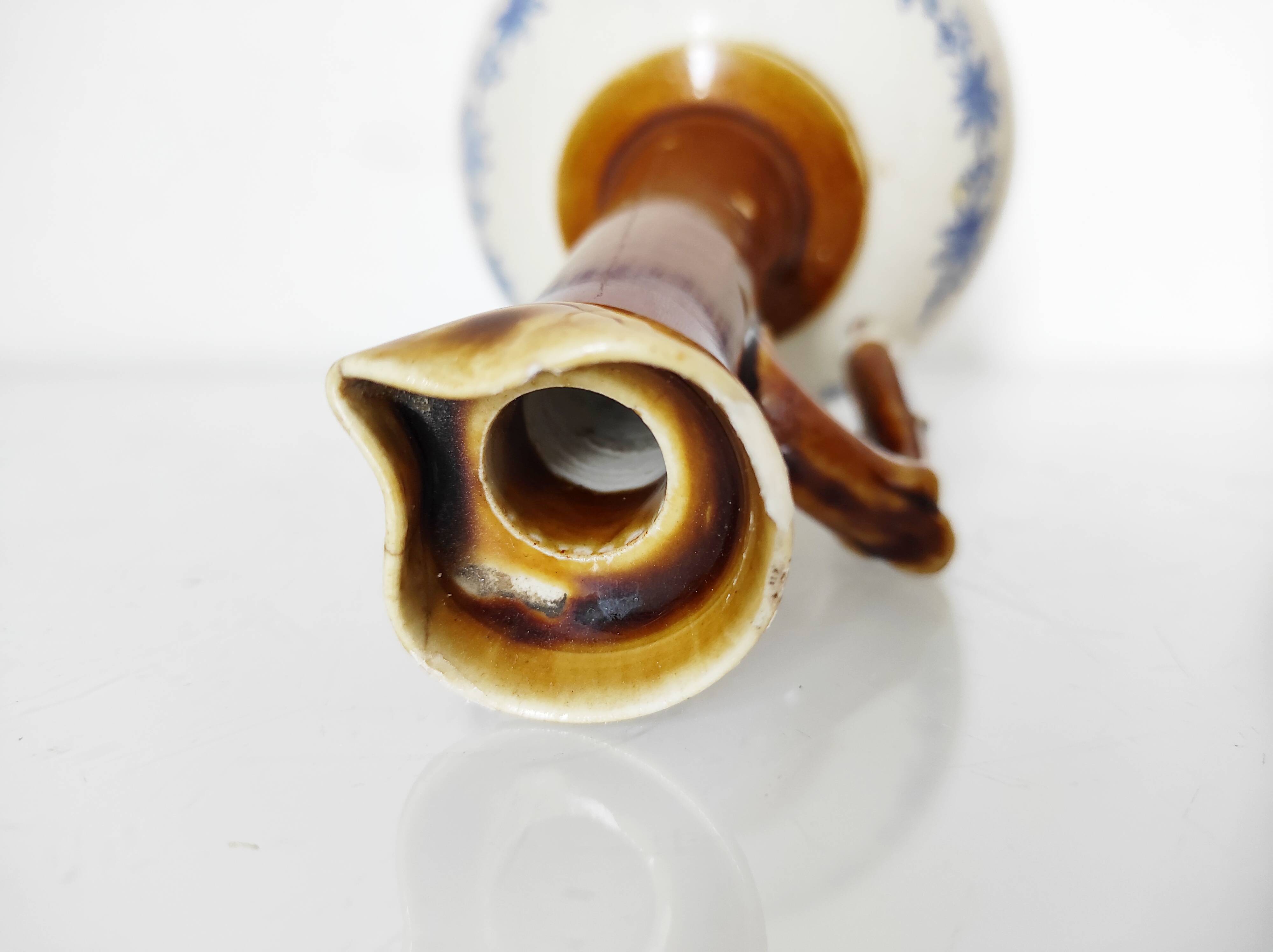 Vase, cruche Saint Uze en faïence "terre d'acier"