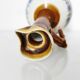 Saint Uze small vase / jug earthenware steel clay