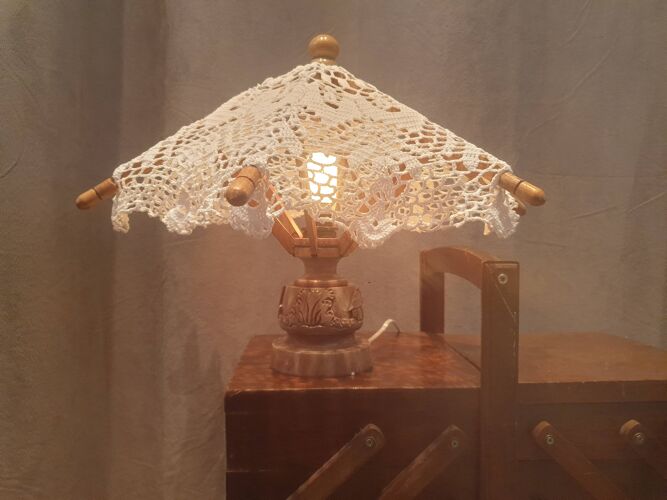 Lampe Vintage, crochet