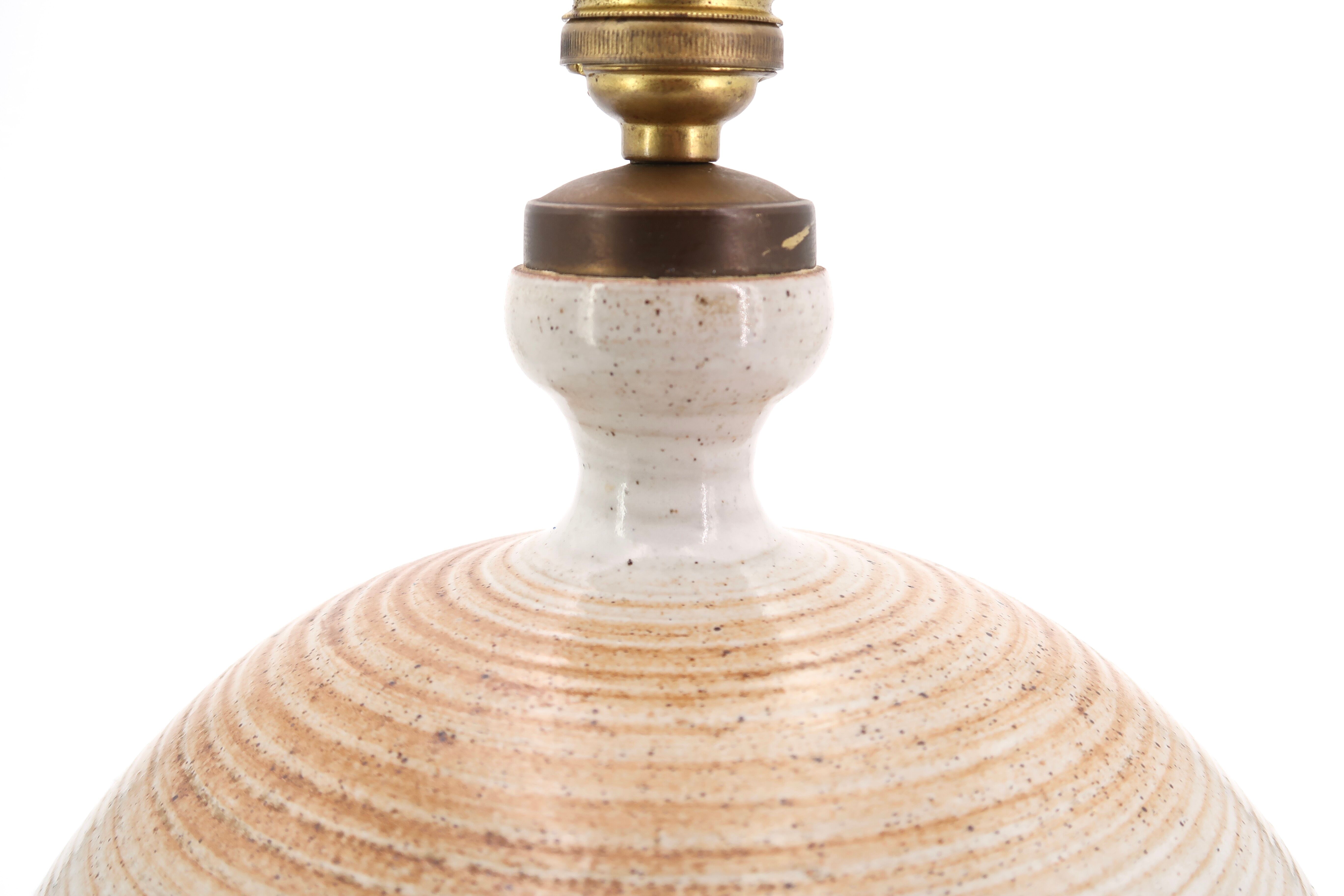 Lamp Sandstone of the Marais beige and brown, 60s